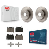 Rear Disc Brake Rotors And Ceramic Pads Kit For Mitsubishi Lancer