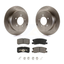 Charger l&#39;image dans la galerie, Rear Disc Brake Rotors And Ceramic Pads Kit For Mitsubishi Lancer Outlander