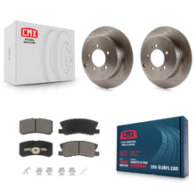 Charger l'image dans la galerie, Rear Disc Brake Rotors And Ceramic Pads Kit For Mitsubishi Lancer Outlander