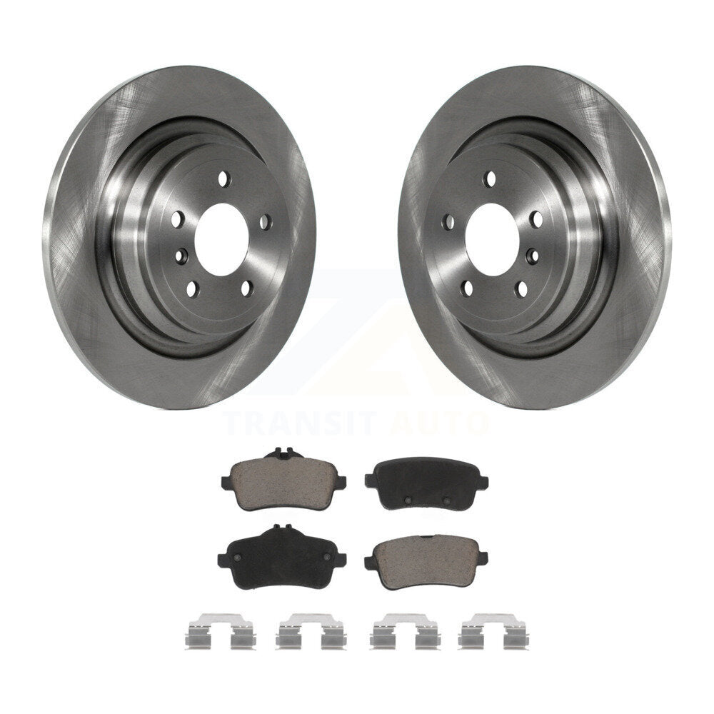 Rear Brake Rotors & Ceramic Pad Kit For Mercedes-Benz ML350 GLE350 ML250 GLE300d