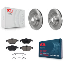 Charger l'image dans la galerie, Rear Disc Brake Rotors And Ceramic Pads Kit For Mercedes-Benz E550