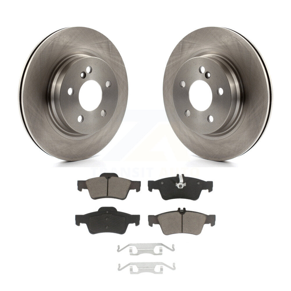 Rear Disc Brake Rotors And Ceramic Pads Kit For Mercedes-Benz E550