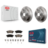 Rear Brake Rotor Ceramic Pad Kit For Toyota Highlander Sienna Lexus RX350 RX450h
