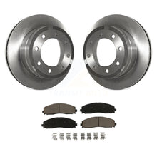 Charger l&#39;image dans la galerie, Rear Disc Brake Rotors And Ceramic Pads Kit For Ford F-250 Super Duty F-350