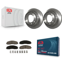 Charger l'image dans la galerie, Rear Disc Brake Rotors And Ceramic Pads Kit For Ford F-250 Super Duty F-350