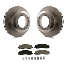 Charger l&#39;image dans la galerie, Rear Brake Rotor &amp; Ceramic Pad Kit For 15-16 Ford F-350 Super Duty Cab Chassis