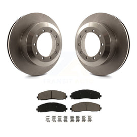 Rear Brake Rotor & Ceramic Pad Kit For 15-16 Ford F-350 Super Duty Cab Chassis