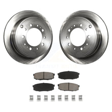 Charger l&#39;image dans la galerie, Rear Disc Brake Rotor Ceramic Pad Kit For Toyota Tundra Sequoia Lexus LX570 Land