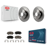 Rear Disc Brake Rotors Ceramic Pad Kit For Chevrolet Malibu Buick LaCrosse Regal