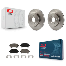 Rear Brake Rotors Ceramic Pad Kit For Chevrolet Malibu Buick Impala LaCrosse XTS