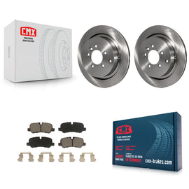 Rear Disc Brake Rotors And Ceramic Pads Kit For Land Rover Range Sport LR4 LR3