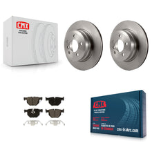 Load image into Gallery viewer, Rear Disc Brake Rotors And Ceramic Pads Kit For BMW X5 X6