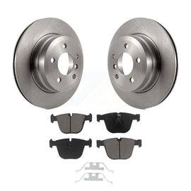 [Rear] 2009 BMW X6 xDrive35i From 10 08 Premium OE Brake Rotors & Ceramic Pads Kit For Max Braking