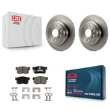 Rear Disc Brake Rotors And Ceramic Pads Kit For Honda Crosstour Accord