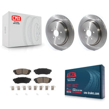 Load image into Gallery viewer, Rear Disc Brake Rotors And Ceramic Pad Kit For Lexus RX350 RX450h RX350L RX450hL