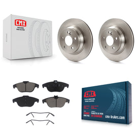 Rear Disc Brake Rotors And Ceramic Pads Kit For Mercedes-Benz GLK350 E350 GLK250