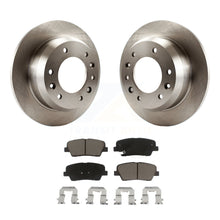 Load image into Gallery viewer, Rear Disc Brake Rotors And Ceramic Pads Kit For Kia Sedona Hyundai Entourage