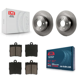 Rear Brake Rotor And Ceramic Pad Kit For Mercedes-Benz SLK280 With Sport Package