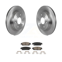 Charger l&#39;image dans la galerie, Rear Disc Brake Rotor Ceramic Pad Kit For Chevrolet Silverado 1500 LD GMC Sierra