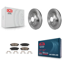 Load image into Gallery viewer, Rear Disc Brake Rotor Ceramic Pad Kit For Chevrolet Silverado 1500 LD GMC Sierra
