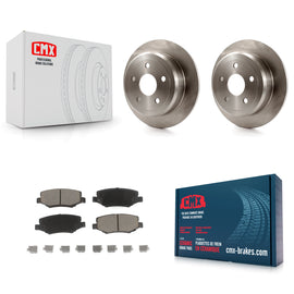 Rear Disc Brake Rotors And Ceramic Pads Kit For Jeep Wrangler JK