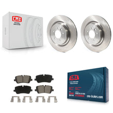 Load image into Gallery viewer, Rear Disc Brake Rotors And Ceramic Pads Kit For Land Rover Range Sport