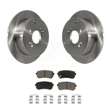 Load image into Gallery viewer, Rear Disc Brake Rotors Ceramic Pad Kit For 2006-2010 Hyundai Accent Kia Rio Rio5