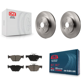 Rear Disc Brake Rotors And Ceramic Pads Kit For Subaru Outback Legacy WRX