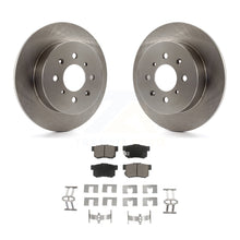 Charger l&#39;image dans la galerie, Rear Disc Brake Rotors And Ceramic Pads Kit For Honda Civic Acura EL