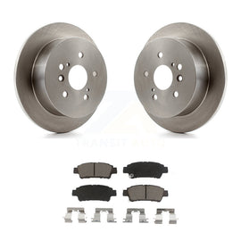 [Rear] 2004-2010 Toyota Sienna Premium OE Brake Rotors & Ceramic Pads Kit For Max Braking