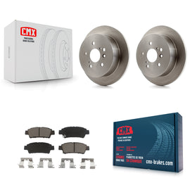 [Rear] 2004-2010 Toyota Sienna Premium OE Brake Rotors & Ceramic Pads Kit For Max Braking