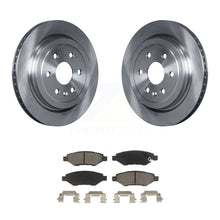 Load image into Gallery viewer, Rear Disc Brake Rotors And Ceramic Pads Kit For Cadillac SRX Saab 9-4X