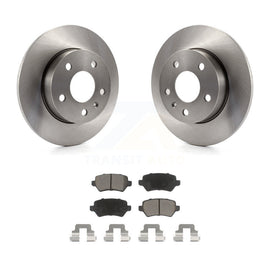 [Rear] 2008-2009 Saturn Astra Premium OE Brake Rotors & Ceramic Pads Kit For Max Braking