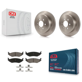 [Rear] 2003 Dodge Durango Premium OE Brake Rotors & Ceramic Pads Kit For Max Braking