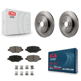 Rear Brake Rotors Ceramic Pad Kit For Ford Explorer Taurus Flex Police Sedan MKT
