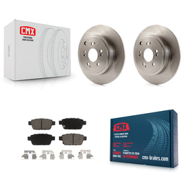 Rear Disc Brake Rotors And Ceramic Pads Kit For 2006-2014 Honda Ridgeline