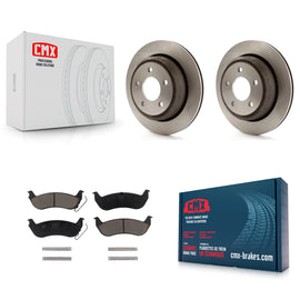 Rear Disc Brake Rotors And Ceramic Pads Kit For Ford Ranger Mazda B2300 B4000