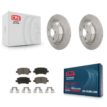 Load image into Gallery viewer, Rear Disc Brake Rotors And Ceramic Pad Kit For 2012-2015 Land Rover Range Evoque