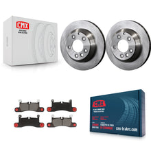 Load image into Gallery viewer, Rear Disc Brake Rotor And Ceramic Pad Kit For Volkswagen Touareg Porsche Cayenne