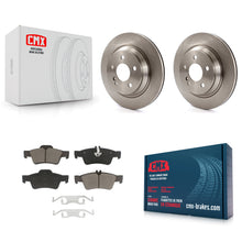 Load image into Gallery viewer, Rear Disc Brake Rotors Ceramic Pad Kit For 2003-2006 Mercedes-Benz S430 S500 AWD