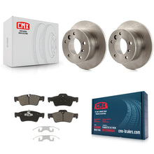 Load image into Gallery viewer, Rear Disc Brake Rotors And Ceramic Pads Kit For 2005-2011 Mercedes-Benz G55 AMG