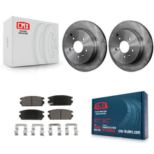 Load image into Gallery viewer, Rear Brake Rotors &amp; Ceramic Pad Kit For Chevrolet Equinox Pontiac Torrent Saturn