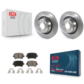 Rear Disc Brake Rotors And Ceramic Pads Kit For Audi TT Quattro TTS RS