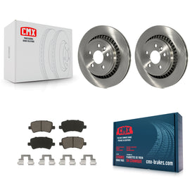 Rear Disc Brake Rotors And Ceramic Pads Kit For 2010-2017 Volvo XC60 K8C-102159