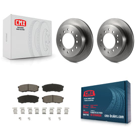 Rear Brake Rotor And Ceramic Pad Kit For Toyota 4Runner FJ Cruiser Sequoia Lexus