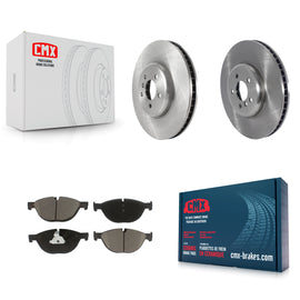 Front Disc Brake Rotors And Ceramic Pads Kit For BMW 750i xDrive 750Li 550i GT