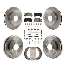 Load image into Gallery viewer, Front Rear Disc Brake Rotor Ceramic Pad And Drum Kit (7Pc) For Mitsubishi Lancer