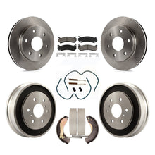 Load image into Gallery viewer, Front Rear Brake Rotor Ceramic Pad &amp; Drum Kit (7Pc) For Chevrolet Silverado 1500