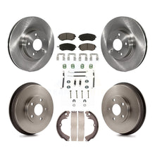 Load image into Gallery viewer, Front Rear Disc Brake Rotors Ceramic Pads And Drum Kit (7Pc) For Subaru Impreza