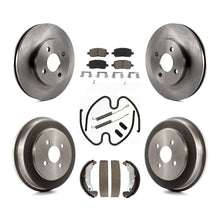 Load image into Gallery viewer, Front Rear Brake Rotors Ceramic Pad &amp; Drum Kit (7Pc) For Chevrolet Cobalt Saturn